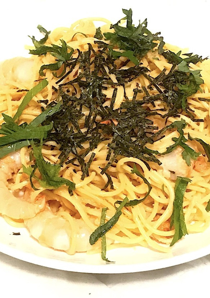海老と明太子の和風パスタ-レシピのメイン写真