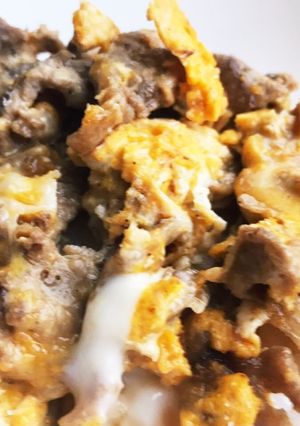 簡単！ボリューム満点！肉たま丼♪-レシピのメイン写真