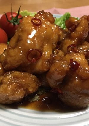 我が家流♡タレ漬け鶏唐揚げ（甘酢風）-レシピのメイン写真