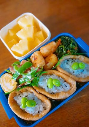 お稲荷弁当-レシピのメイン写真