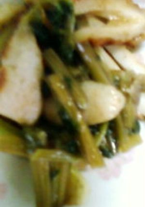 大根葉とちくわの焼肉味-レシピのメイン写真