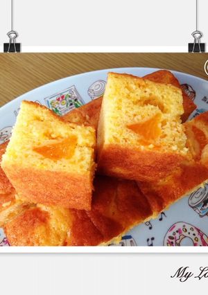 れぽ2♡みかんケーキ♡簡単-レシピのメイン写真