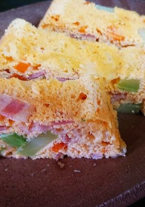 おからのケークサレ風蒸しパン-レシピのメイン写真