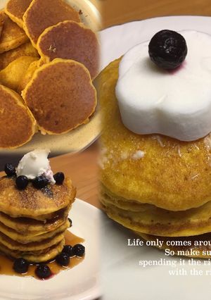 キャロット米粉パンケーキ-レシピのメイン写真