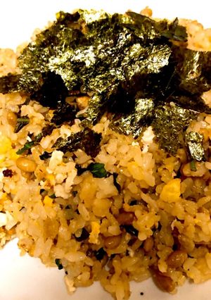大葉が最高ψ絶品納豆チャーハン-レシピのメイン写真