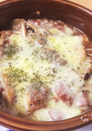 さば缶キノコチーズ焼き-レシピのメイン写真