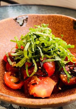 夏の作り置き☆簡単！ごま油でトマトナムル-レシピのメイン写真