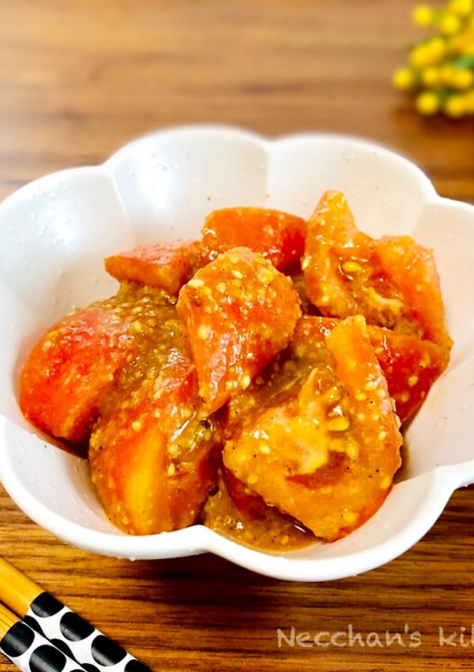 トマトの味噌ごま和え-レシピのメイン写真