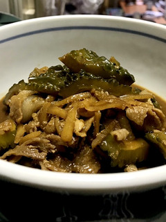 ゴーヤと豚肉の赤味噌煮-レシピのメイン写真
