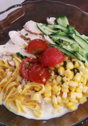 サッポロ一番！豆乳冷やし塩ラーメン-レシピのメイン写真