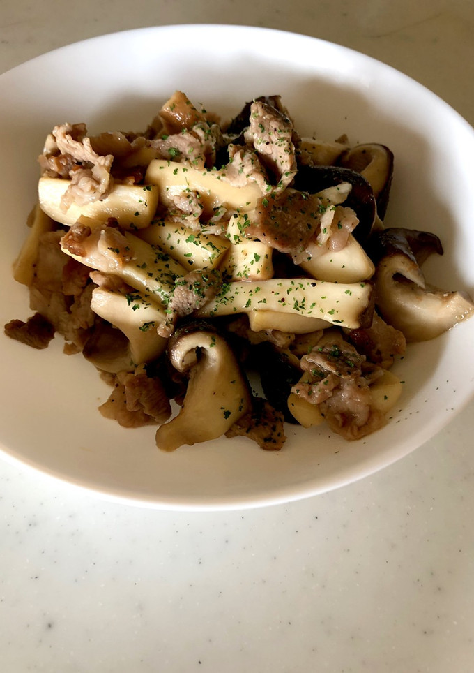 きのこと豚肉の炒め-レシピのメイン写真