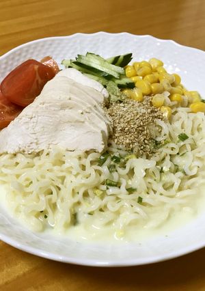 冷やしミルクラーメン-レシピのメイン写真