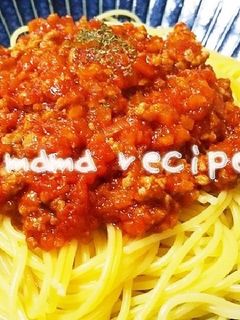 我が家の簡単ミートソース♪-レシピのメイン写真