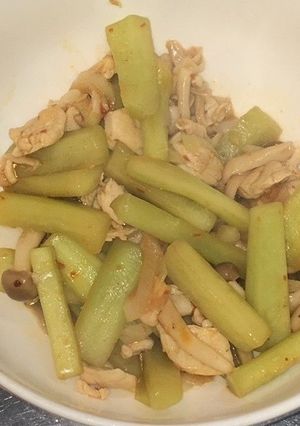 ささみと白瓜の豆板醤炒め-レシピのメイン写真