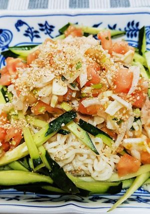 夏は簡単サラダ麺はいかが?-レシピのメイン写真