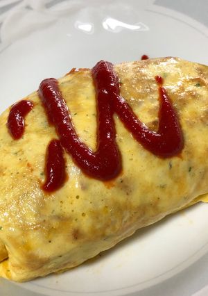 ポテトチップスのオムライス-レシピのメイン写真