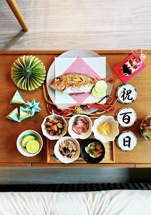 お食い初め☆*.鯛の塩焼き.*☆-レシピのメイン写真