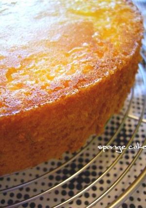 スポンジケーキ-レシピのメイン写真