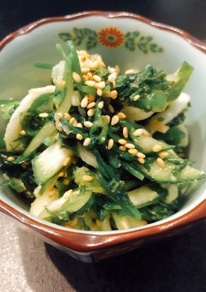 糖質制限★セリときゅうりの胡麻味噌和え-レシピのメイン写真