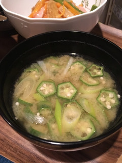 オクラの味噌汁-レシピのメイン写真