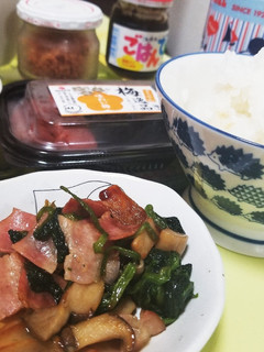 濃すぎて涙☆ほうれん草の適当炒め-レシピのメイン写真