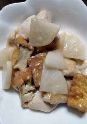 厚揚げと鶏肉の炒め煮-レシピのメイン写真