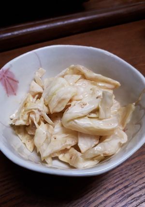 節約おかず☆キャベツの醤油マヨネーズ和え-レシピのメイン写真