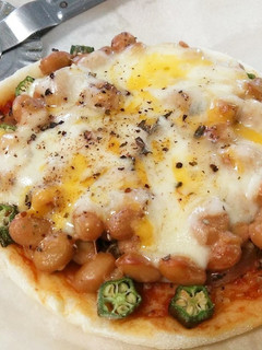 にゃーの手作り納豆チーズピザ☆-レシピのメイン写真