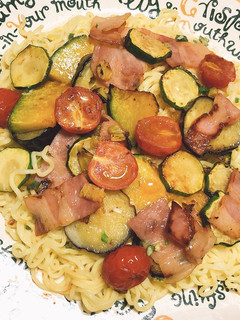 夏野菜で冷やしラーメン♪-レシピのメイン写真