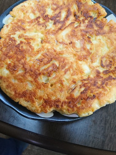 簡単!長芋&チーズのお好み焼き風チヂミ!-レシピのメイン写真