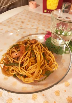 ナポリタン 冷凍可能そのままお弁当箱へ-レシピのメイン写真