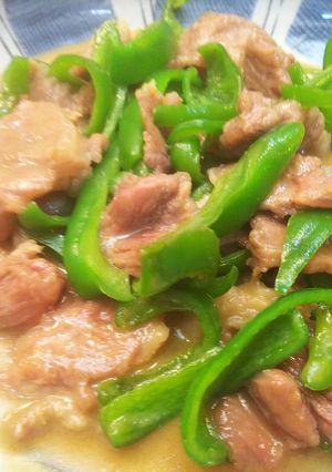 簡単美味・豚肉とピーマンの白味噌炒め-レシピのメイン写真