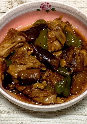 ご飯が進む!鶏肉と茄子の照り焼き♪-レシピのメイン写真