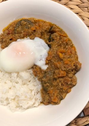 なすとトマトのキーマカレー-レシピのメイン写真