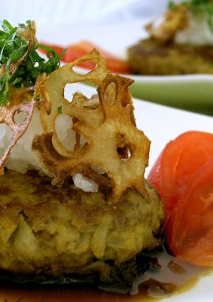 ふわふわ♬高野豆腐in和風ハンバーグ-レシピのメイン写真