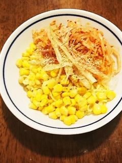 コーンとモヤシのナムルの冷やしラーメン-レシピのメイン写真