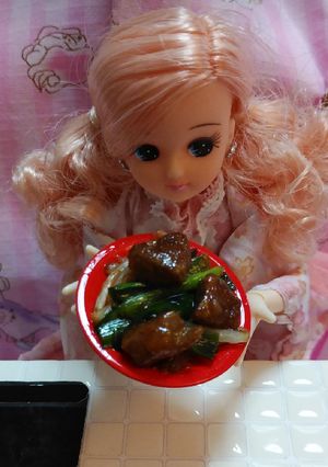 リカちゃんサイズ♡レバニラꕤ*.ﾟ-レシピのメイン写真