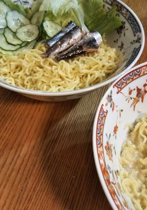 オイルサーディン冷やし塩ラーメン-レシピのメイン写真