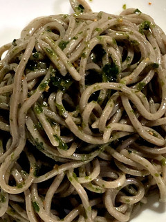 胡麻油と青海苔の冷たい蕎麦-レシピのメイン写真
