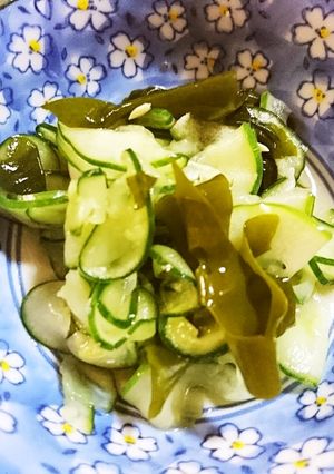 作り置き☆簡単きゅうりとわかめの酢の物-レシピのメイン写真