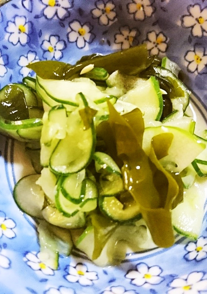 作り置き☆簡単きゅうりとわかめの酢の物-レシピのメイン写真
