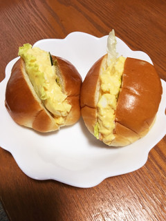 バターロールで☆簡単たまごサンド-レシピのメイン写真