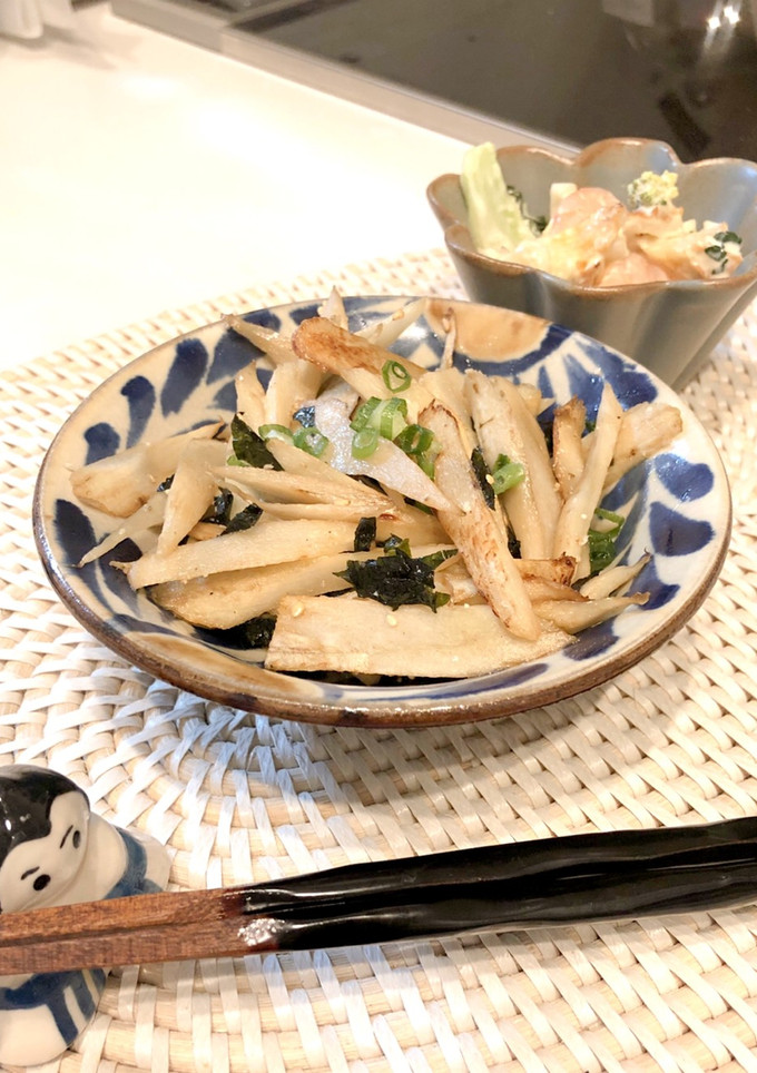 ごぼうの塩きんぴら 韓国海苔風味♪-レシピのメイン写真
