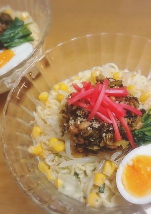 冷製・高菜っとうの辛子塩トンコツラーメン-レシピのメイン写真