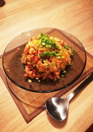 しっとり玉子とキムチのチャーハン-レシピのメイン写真