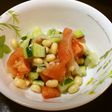大豆と胡瓜とトマトのサラダ