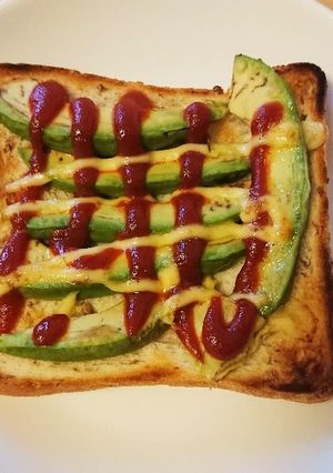 アボカドのケチャップマヨトースト-レシピのメイン写真