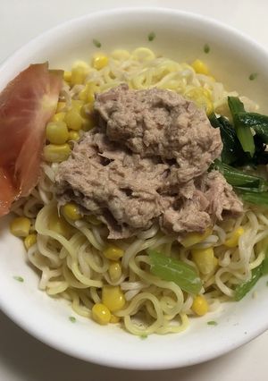 冷製パスタ風☆サッポロ一番ツナ冷やし麺-レシピのメイン写真