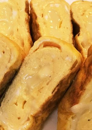 弁当作り置き:チーズ入り卵焼き-レシピのメイン写真