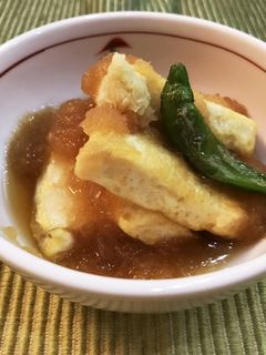 簡単 揚げ出し豆腐みぞれあんかけ-レシピのメイン写真